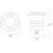 Inground Recessed Light 12 4.1 watt Stainless Steel Path Indicator Light in 2700K Warm LED, WAC Landscape