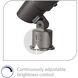 WAC 120V Accent Light 120 3.5 watt Bronze Accent Light, WAC Landscape
