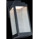 Amherst LED 14 inch Black Outdoor Wall Light, dweLED