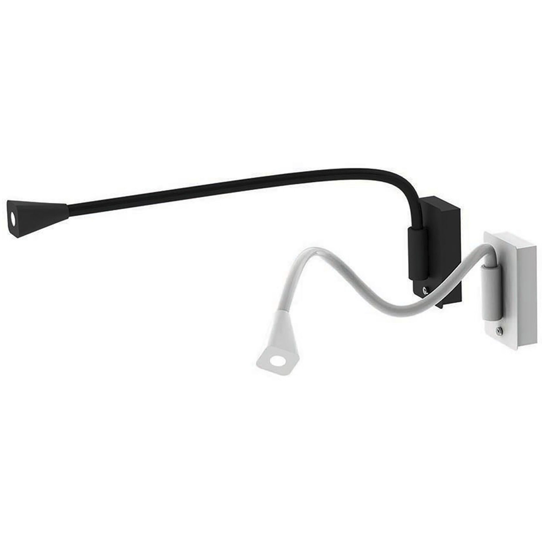 Stretch Reading Light Wall Light in Black, dweLED