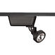 L Series 1 Light 120 Black Track Head Ceiling Light in L Track