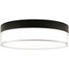 Twist-N-Lite LED 9 inch Black Flush Mount Ceiling Light