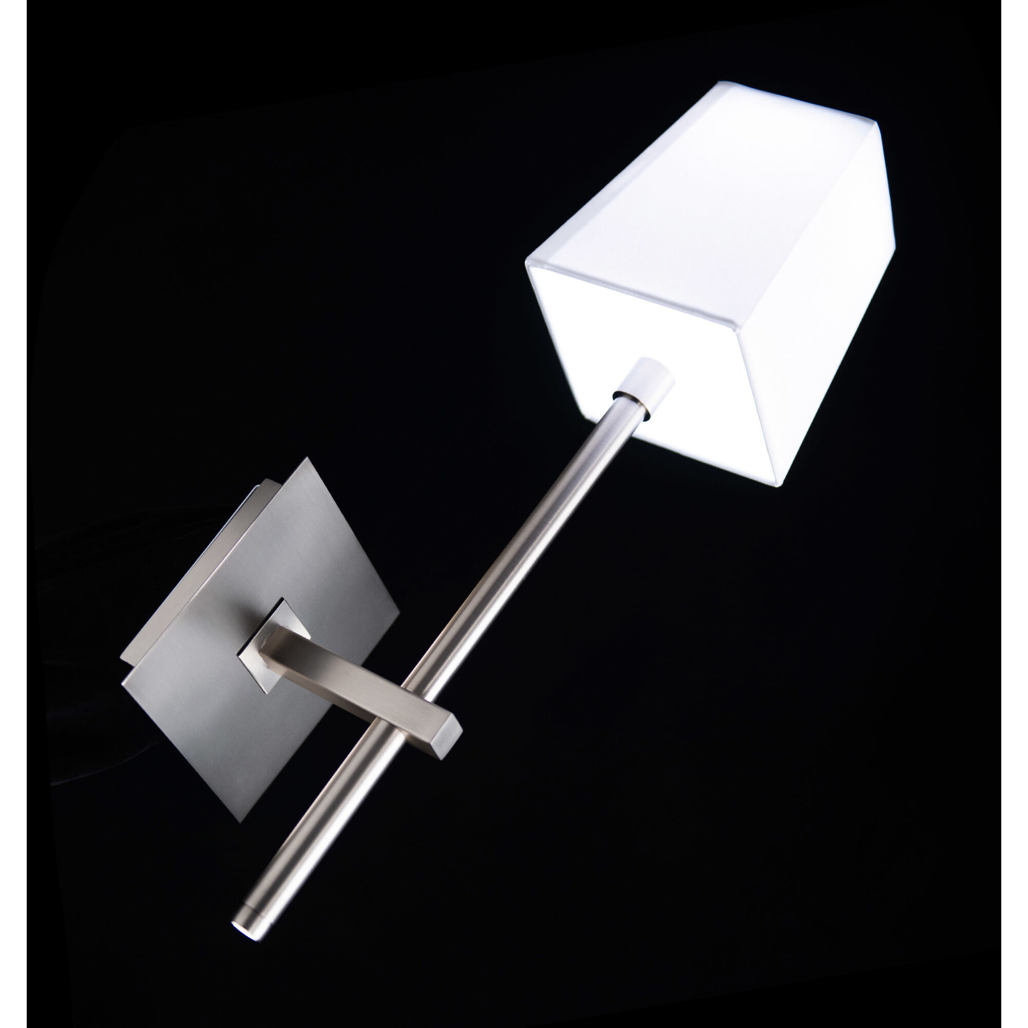 Seville Wall Sconce Wall Light in Brushed Nickel, dweLED