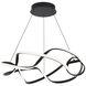 Interlace 1 Light 28 inch Black Pendant Ceiling Light