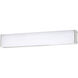 Strip LED 18 inch Brushed Aluminum Bath Vanity & Wall Light in 3000K, dweLED