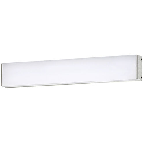 Strip LED 18 inch Brushed Aluminum Bath Vanity & Wall Light in 3000K, dweLED