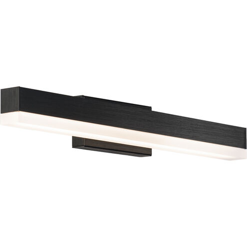 Styx LED 19 inch Black Bath Vanity & Wall Light, dweLED