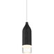 Action LED 2.38 inch Black Mini Pendant Ceiling Light, dweLED
