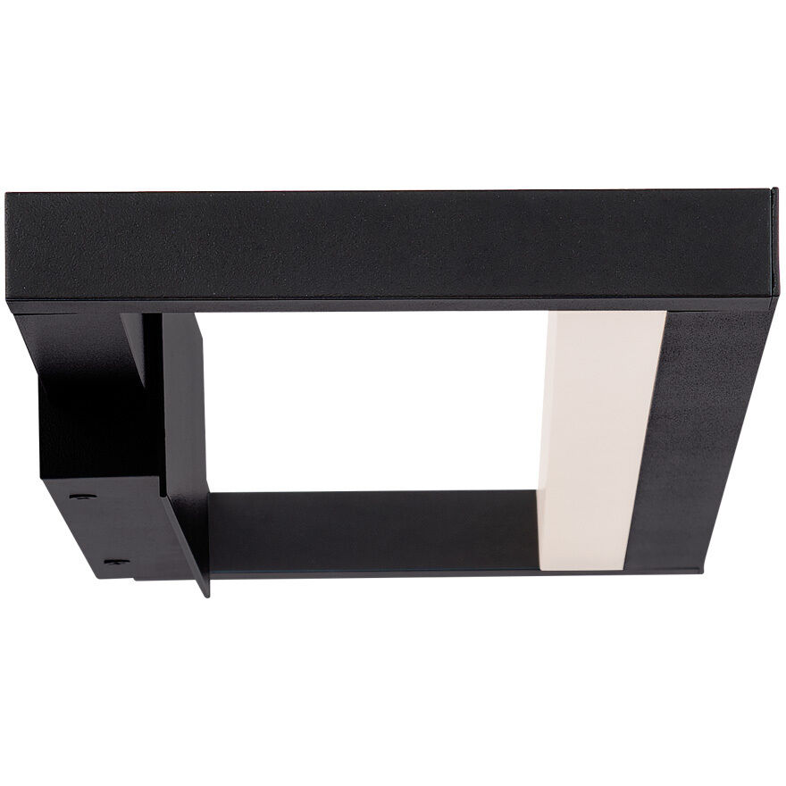 View LED 28 inch Black Bath Vanity & Wall Light in 3000K, dweLED