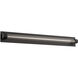 Jedi 1 Light 27 inch Black Bath Vanity Light Wall Light