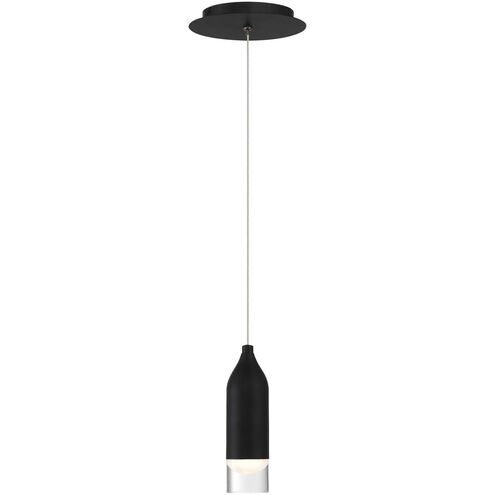 Action LED 2.38 inch Black Mini Pendant Ceiling Light, dweLED