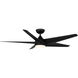 Viper 60 inch Matte Black Downrod Ceiling Fans, Smart Fan