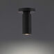Caliber 1 Light 2.63 inch Black Flush Mount Ceiling Light
