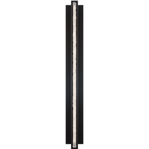 Skate LED 4.5 inch Black Bath Vanity & Wall Light in 4000K, dweLED