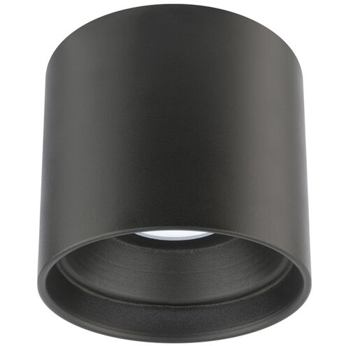 Downtown LED 5 inch Black Flush Mount Ceiling Light in 3000K, dweLED