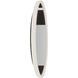 Dial LED 1.5 inch Black Chrome ADA Wall Sconce Wall Light in Black/Chrome, dweLED