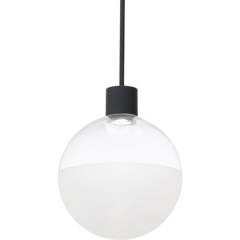 Gaze LED 12 inch Black Pendant Ceiling Light in 2700K, dweLED
