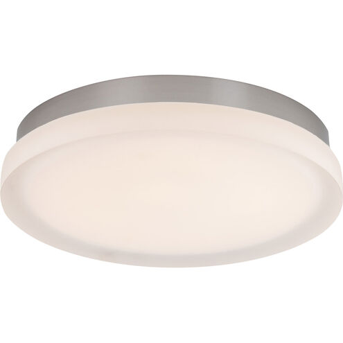 Slice LED 11 inch Brushed Nickel Flush Mount Ceiling Light in 2700K, dweLED