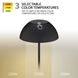 Channing 11 inch 2 watt Black Rechargeable Table Lamp Portable Light