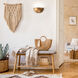 Collette Wall Sconce Wall Light in 3000K, Aged Brass, dweLED