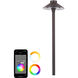 Tiki 12 12 watt Solid Brass Coated in Bronze Path and Area Light, Colorscaping