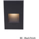 LEDme Step and Wall Lights 277 3.9 watt Black On Aluminum Step Light in Red, LED, 55.62 inch