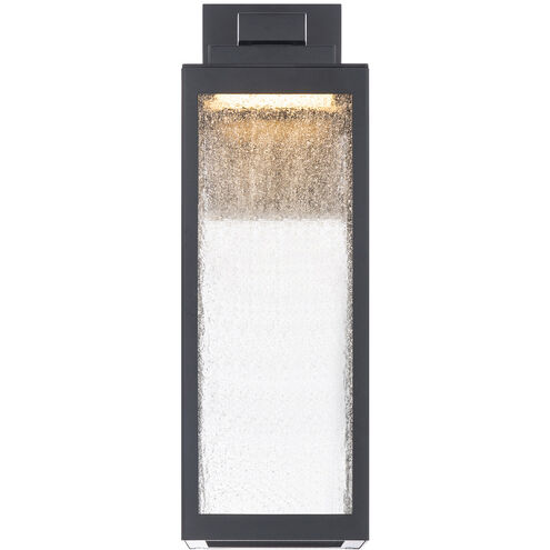 Amherst 1 Light 18 inch Black Outdoor Wall Light, dweLED