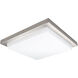 Metro LED 18 inch Brushed Nickel Flush Mount Ceiling Light, WAC Limited