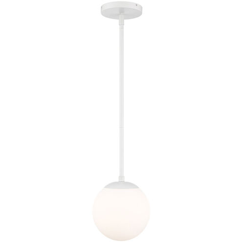 Niveous LED 7 inch White Pendant Ceiling Light in 2700K, dweLED