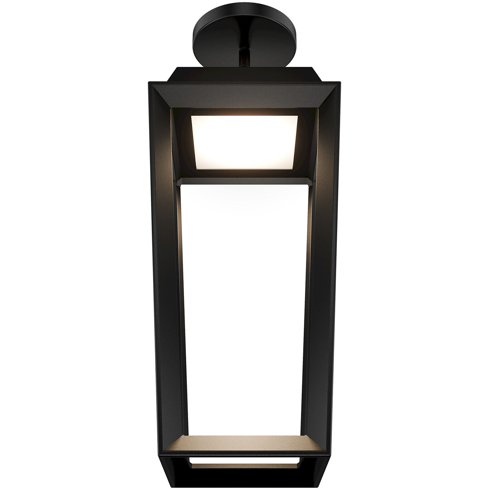 Levee LED 12 inch Black Outdoor Mini-Pendant, dweLED