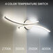 Tusk Wall Sconce Wall Light in 3500K, Brushed Nickel, dweLED