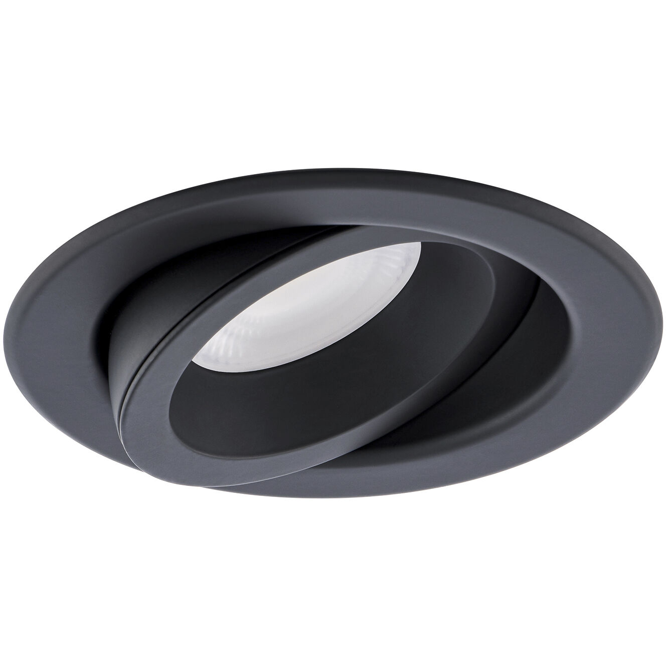 Lotos LED Black Complete Kit Recessed Lighting