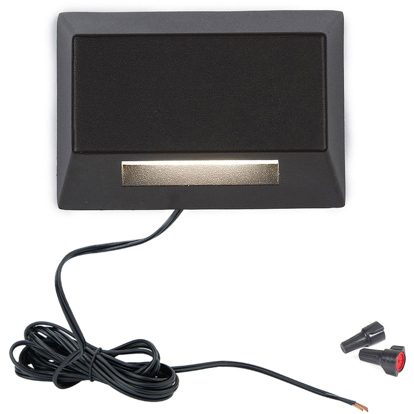WAC Lighting LED 12V Rectangle Deck and Patio Light Bronzed Brass