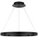 Sirius LED 24 inch Black Pendant Ceiling Light, dweLED