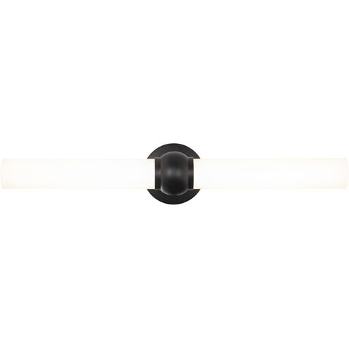 Juliet LED 27 inch Black Bath Vanity & Wall Light, dweLED