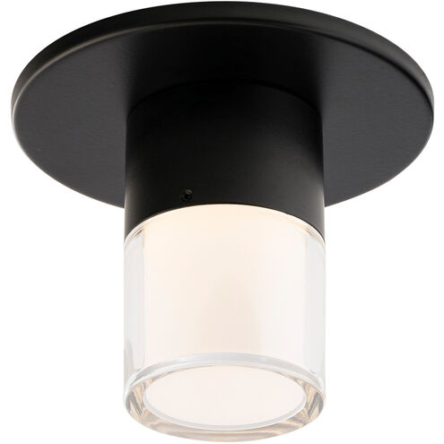 WAC Lighting FM-240203-CS-BK Twist-N-Lite LED 5 inch Black Flush Mount ...
