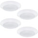 Disc LED 7.5 inch White Flush Mount Ceiling Light in 2700K