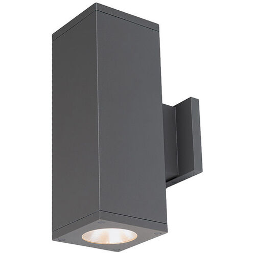 Cube Arch LED 4.5 inch Graphite Sconce Wall Light in Flood, 90, 2700K, Straight Up/Down