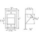WAC 120V Invisible Trim Step Light LED 1.75 inch White ADA Step and Wall Light in 2700K Warm LED, WAC Lighting