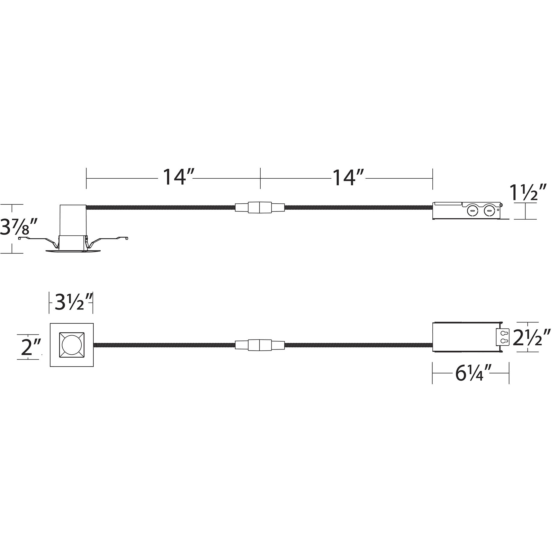 Ion LED White Complete Kit Recessed Lighting