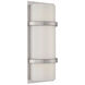 Vie LED 3 inch Brushed Nickel ADA Wall Sconce Wall Light in 3500K, 14in, dweLED