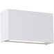 Blok LED 12 inch White Bath Vanity & Wall Light in 3000K, dweLED