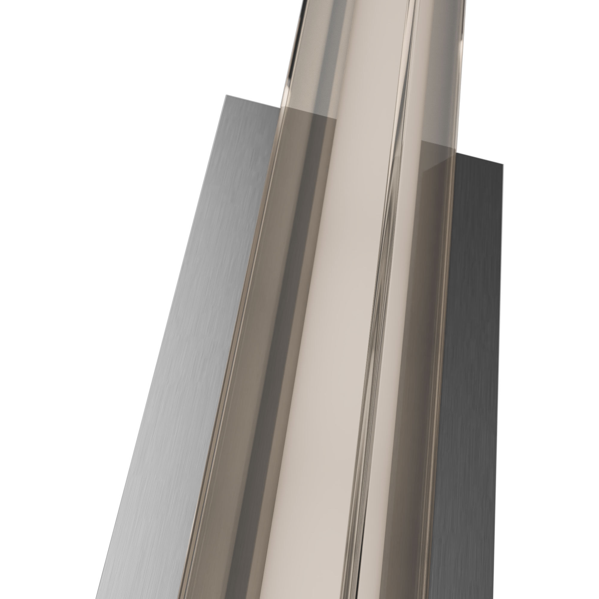 Boulevard LED 24 inch Brushed Nickel Bath Vanity & Wall Light in 3500K, dweLED