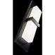 Bandeau LED 22 inch Black Outdoor Wall Light in 4000K, dweLED