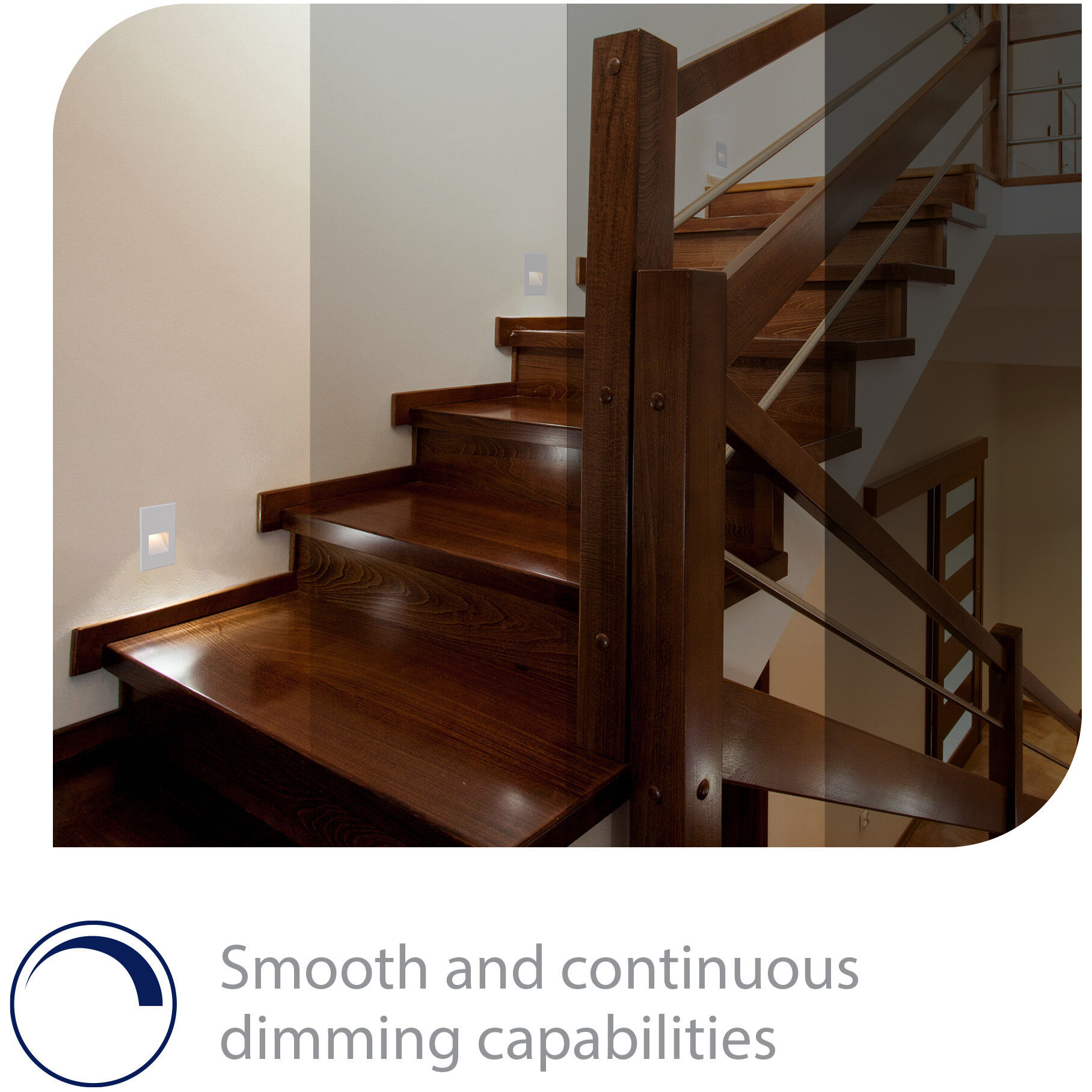 Tyler 120 3.8 watt White Step and Wall Lighting in 2700K, WAC Lighting