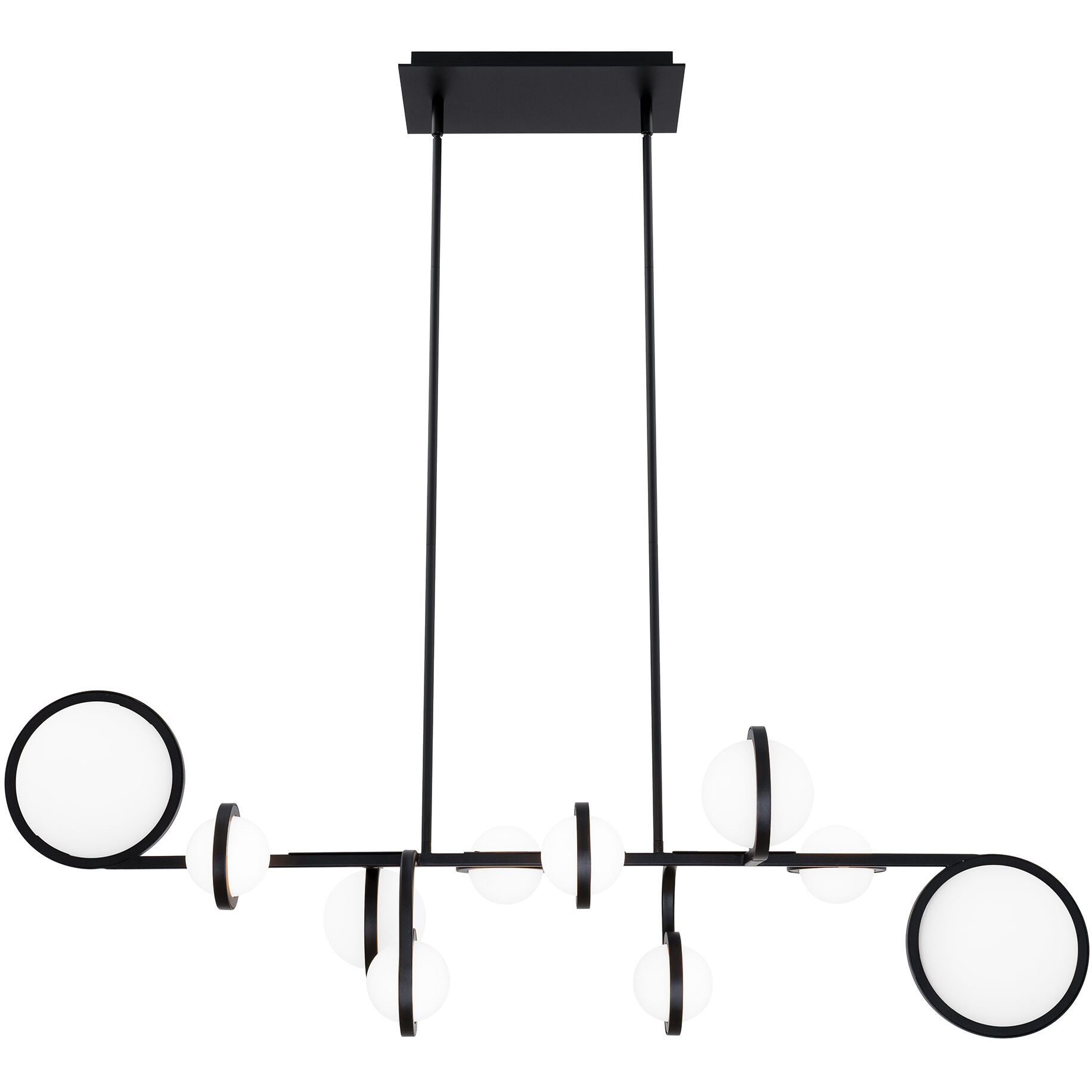 Satalite Linear Pendant Ceiling Light in 3000K, dweLED