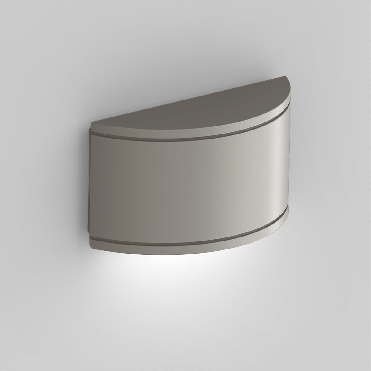 Tube LED 5.38 inch Brushed Aluminum Outdoor Wall Light