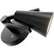 Garlyn LED 4.88 inch Black Reading Light Wall Light, dweLED