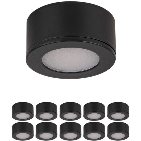 Mini Puck 10 Light 24 Black Puck Lighting Ceiling Light, 10 Pack