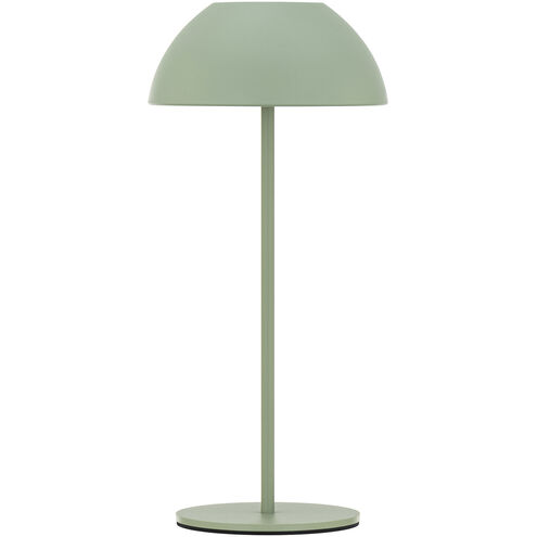 Channing 11 inch 2 watt Green Rechargeable Table Lamp Portable Light